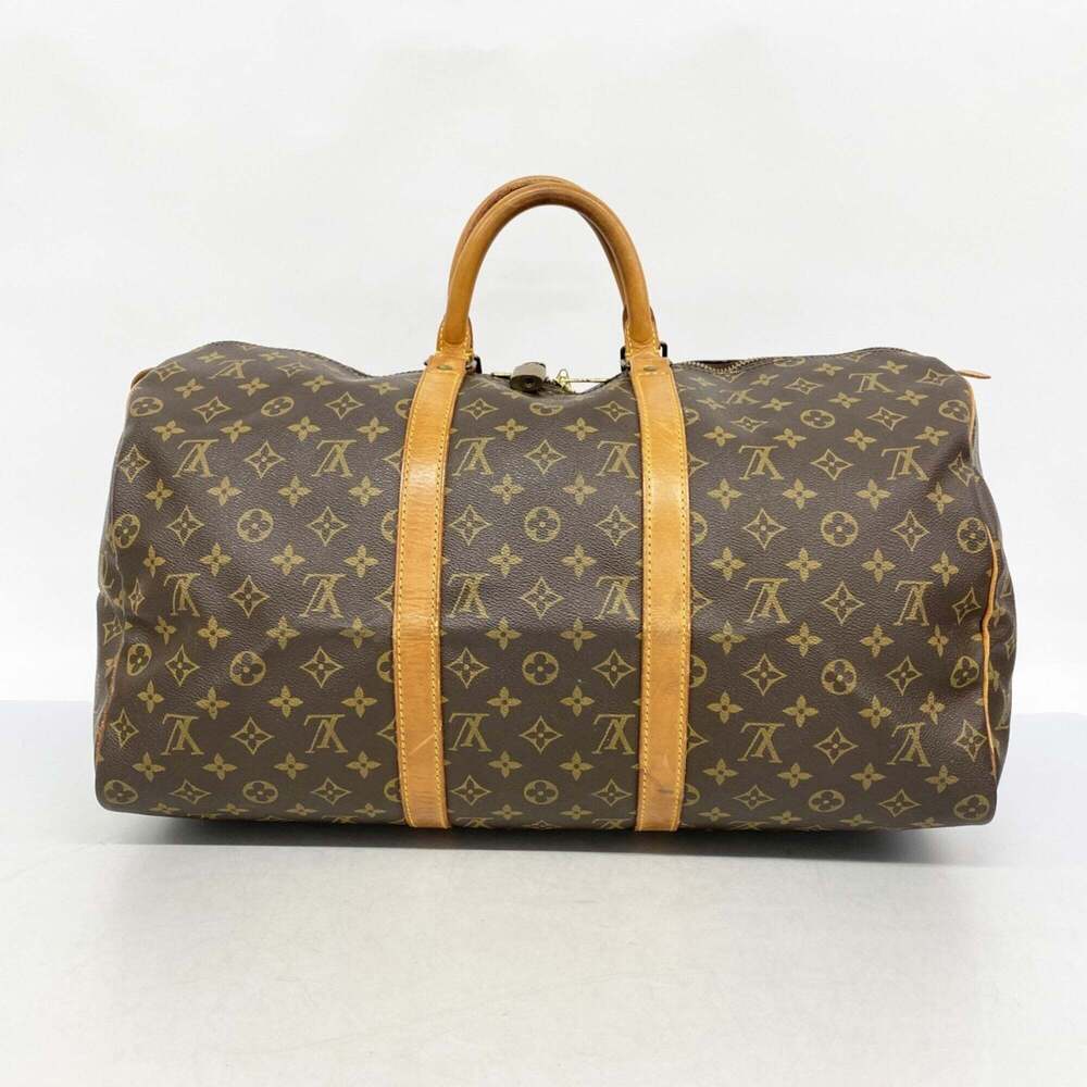 LOUIS VUITTON Brown Monogram Keepall 50 Boston Bag - Picture 10 of 10